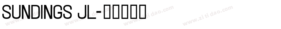 Sundings JL字体转换